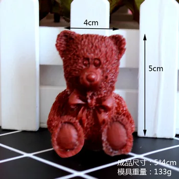 DIY Stereoscopic Urs Lichid de Silicon Mucegai Transformat Zahăr Tort Mucegai C006 Imagine 2