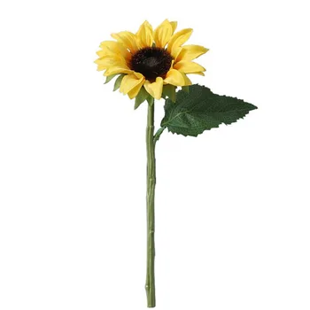Flori de Mătase Artificială de Floarea-soarelui 50cm Buchet de Nunta Petrecere, Decoratiuni Florale, Accesorii pentru Casa Fals DIY Flori de Ramură