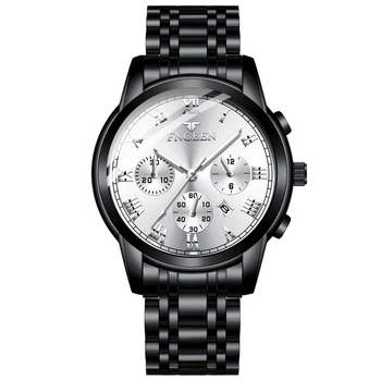 FNGEEN Cuarț Bărbați Ceas de Moda Casual Sport Watch Omul de Oțel rezistent la apă Decor Ceas Afaceri Prezent Ceas Reloj Hombre Imagine 2