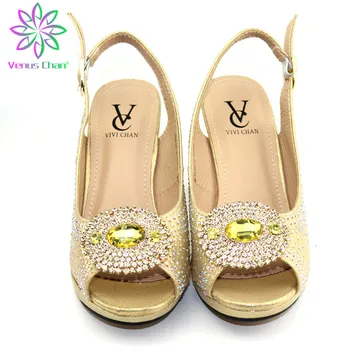 Fuchsia pentru Femei Sandale Elegante Femei italiene Pompe de Pantofi pentru Petrecerea de Înaltă Calitate Nigerian a Subliniat Toe Pantofi Decorate cu Pietre Imagine 2