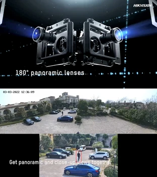 Hikvision Camera de supraveghere DS-2SE4C425MWG-E 14F0 4Inch PTZ 4MP AcuSense Speed Dome TandemVu Motorizarea 25X Zoom Colorvu&IR de Supraveghere CCTV Imagine 2
