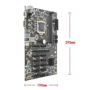 HOT-B250 12P-BTC Placa de baza Pentru Socket LGA 1151 PCI-E 16X Grafică Slot SATA 3.0 USB 3.0 Pentru Bitcoin BTC ETH GPU Mining Imagine 2