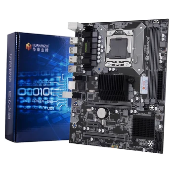 HUANANZHI X58 Placa de baza cu procesor Intel Xeon E5 X5570 2.93 GHz CPU Cooler Marca RAM 8G 2*4G REG ECC Construi Calculator de 2 Ani Garanție Imagine 2