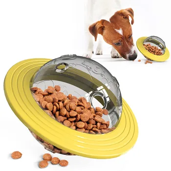 Jucărie de Câine de companie Distribuitor produse Alimentare OZN Mingea Pahar Slow Food Formare de Câine de Companie Trata Jucărie Musca rezistent jucărie câine animal de casă produse de calitate #9