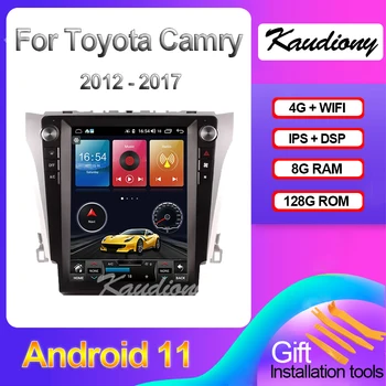 Kaudiony Android 11 Pentru Toyota Camry 2012-2018 Auto Radio Navigatie GPS DVD Auto Multimedia Player WIFI Video DSP 4G Stereo