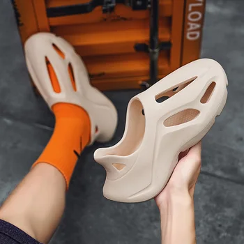 Marcă de Designer Grădină Pantofi de Vară Ușor Respirabil Pantofi Casual pentru Bărbați și Femei Pantofi Platforma Moale cu talpi de Pantofi de Plaja Imagine 2