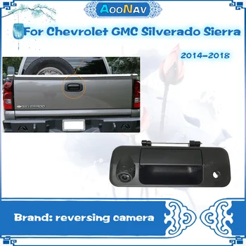 Masina de mers înapoi din Spate Vedere aparat de Fotografiat Android Pentru Chevrolet Silverado GMC Sierra 2014-2018 Camion Coada Mânerul Ușii Camera de mers inapoi