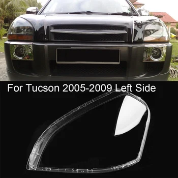 Mașina din Față Faruri Clear Lens Cover Abajur Shell Acoperire pentru Hyundai Tucson 2005-2009 Imagine 2
