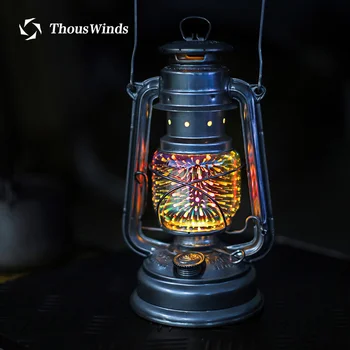 Mii de Vânturi Feuerhand 276 Lampă cu kerosen 3D foc de Artificii Felinar Abajur din Sticlă în aer liber Camping Lumina Accessaries Imagine 2