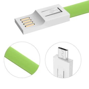Mini Breloc USB Cablu de Încărcare Rapidă Sârmă Micro USB de Tip C C Pentru iPhone iPod Android Încărcător de Date de Sincronizare Taxa de Cabluri Cablul Nou Imagine 2