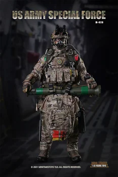 Minitimes M028 1/6 Soldat Al Armatei Forțelor Speciale Americane Salt Cu Parasuta Membru Al Junglă Sălbatică Luptă Echipa De 12