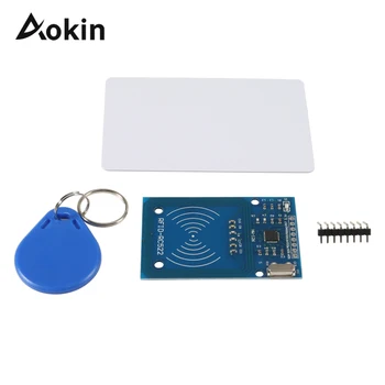 Modulul RFID Kit Mifare RC522 RF IC Card Modulul Senzorului S50 Gol Card Cheie Inel pentru Arduino uno 2560 Raspberry Pi Imagine 2