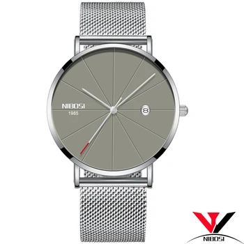NIBOSI Rece Simplu Bărbați Ceasuri de Lux Marca Celebra Creatoare de Moda Bărbați Cuarț Ceasuri de mana Militare Relogio Masculino De Luxo Imagine 2