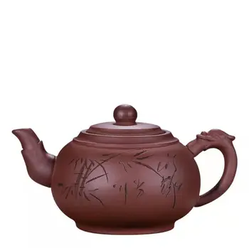 Nisip Violet Ceainic XiShi Ceramica Ceainic Manual Gospodărie Tradițională Chineză Cadou Set De Ceai