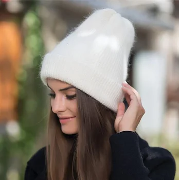 Noi Simplu Iepure Blană Pălării Beanie Pentru Femei De Iarnă Pălărie Cald Gravity Falls Capac De Sport În Aer Liber, Gorros