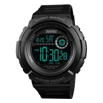 Noi SKMEI Ceasuri Sport Barbati Impermeabile Alarma Numărătoarea inversă pentru Bărbați Ceas de mână Moda LED-uri Digitale Ceas Militar Relogio Masculino