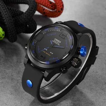OHSEN Moda Barbati Ceasuri LED Display Analog Cuarț Ceasuri de mana Barbati Militare de Sport Ceasuri relogio masculino reloj hombre