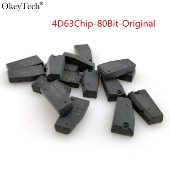Okeytech 5Pcs de Înaltă Calitate Masina de la Distanță Cheie Transponder Chip Original de Carbon ID83 4D63 80Bit Pentru Ford Pentru Mazda Cheie Auto cu Cip