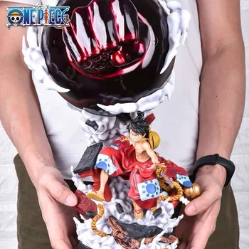 One Piece Anime Figura Gk Monkey D Kimono Luffy Treapta A 3-Model De Acțiune Figurina Statuie Colecție De Păpuși Jucărie Pvc Figma Jucarii Cadou