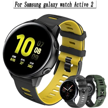 Pentru Samsung Galaxy Active 2 40mm 44mm Curea Sport cu Bratara din Silicon Curea 20mm Curea de Ceas Pentru Samsung Galaxy Watch 42mm