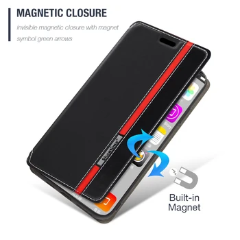 Pentru Samsung Galaxy J1 2016 Cazul Moda Multicolor inchidere Magnetica din Piele Flip-Caz Acoperire cu Suport Card de 4.5 inch Imagine 2