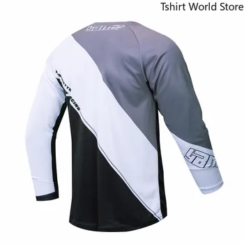 Personaliza 2023 Noi Uscare Rapidă de Vară pentru bărbați respirabil cu mâneci lungi respirabil downhill bike motocicleta jersey ciclism jersey Imagine 2