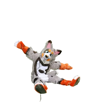 Personalizat Reperat Vulpe Câine Lup Mascota Costum Cosplay Fursuit De Mers Pe Jos De Desene Animate Costum Papusa Comisiei Imagine 2