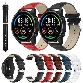 Piele Watchband 22mm Curea Pentru Xiaomi Culoare Ceas Sport Edition Smartwatch Înlocuire brățară Brățară Accesorii