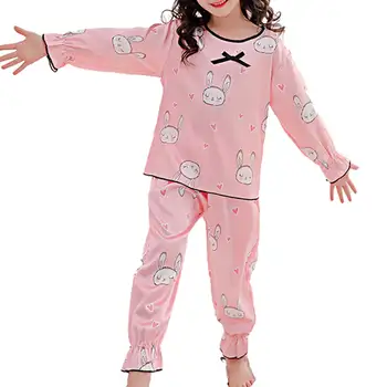 Pijamale fete Toamna Iarna Copii Maneca Lunga, Pijamale Costumele Drăguț Imprimate Topuri Pantaloni Set Pijamale Copii Fata Pijamale 5-12Y