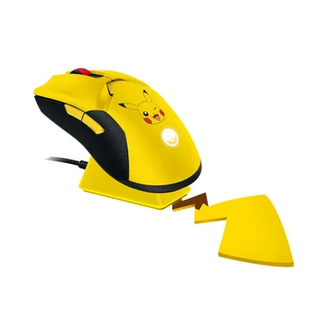 Pikachu Pokemon Bluetooth Mouse-ul fără Fir USB Reîncărcabilă RGB Mouse de Calculator PC Laptop Macbook Gaming Mouse Gamer 2.4 GHz 1600DPI Imagine 2