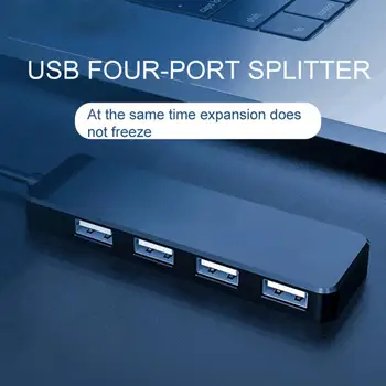 Portabil USB 2.0 Universal USB Hub 4-port de Mare Viteză USB2.0 480Mbps Compact Comutator de Alimentare pentru Laptop-pc-angro Imagine 2