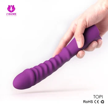 Puternic 9 Viteze de Încărcare USB G-spot Magic AV Bagheta Vagin Penis Vibrator Anal Plug Masturbari Masturbare Penis artificial Jucarii Sexuale pentru Femei
