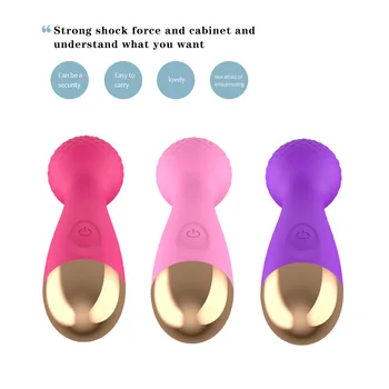 Puternic Mini Vibrator Realist Vibrator punctul G Jucarii Sexuale pentru Femei pentru Orgasm Stimulator Bagheta Lesbiene Masturbare Adult Produs Imagine 2