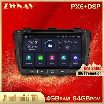 PX6 4+64G Android cu Ecran IPS Auto Multimedia player Pentru KIA SORENTO 2012 2013 2014 2015 Car Audio Stereo Radio Navi GPS Unitatea de Cap