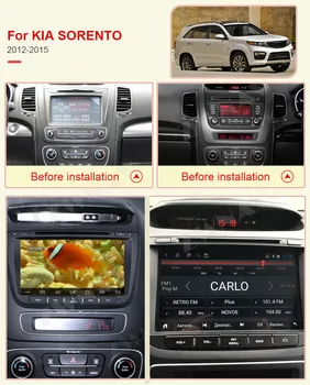 PX6 4+64G Android cu Ecran IPS Auto Multimedia player Pentru KIA SORENTO 2012 2013 2014 2015 Car Audio Stereo Radio Navi GPS Unitatea de Cap Imagine 2