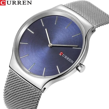 Relogio Masculino CURREN de Lux de Brand de Moda de Afaceri Simplu Bărbați Ceasuri Plin de Oțel Cuarț Ceas de mână pentru Bărbați Montre Homme Reloj Imagine 2