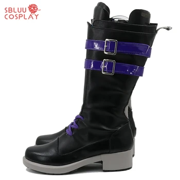 SBluuCosplay Vtuber Hololive Uki Violeta Cosplay Pantofi Custom Made Cizme Imagine 2