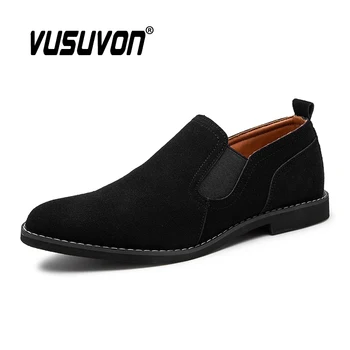 Simplu Mocasini Pantofi pentru Bărbați de Mari Dimensiuni 2020 Retro Lumină Ieftine Casual, Pantofi Plat Confortabil din Piele de Alunecare Pe Pantofi pentru Om