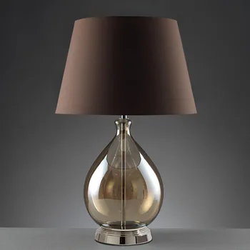 Simplu și modern de sticlă lampă de birou creativ lampa de birou dormitor lampă de noptieră living moale, design de lămpi