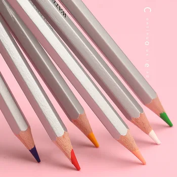 Solubil în apă, Colorate, Creion, Creioane colorate 24 36 48 72 De Culoare Profesionale Schiță Watercolor Pen Copii Rechizite Set de Pictura Imagine 2