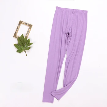 Somn Funduri Femei Modal Pijamale Largi Supradimensionate 4XL Casual Solid Moale Stil coreean Pantaloni Lungi de Toamnă Doamnelor Confort Cald Imagine 2