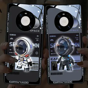 Spațiu, Astronaut Lumină LED-uri Luminoase Telefon Caz pentru iPhone 14 12 13 Pro Max Samsung S21 S22 Nota 10, 20, Plus Ultra Cool Accesorii