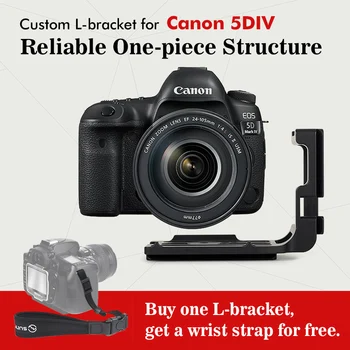 SUNWAYFOTO PCL-5DIV Personalizat L Placă Suport pentru Canon 5DIV 5D4 5D Mark IV Camera Arca, într-Adevăr Dreptul de Lucruri, Benro compatibil