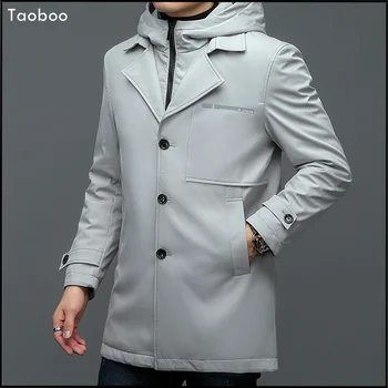 Taoboo 2022 Șanț Clasic Masculin Haine Nou Masiv de Înaltă Calitate în Jos jacheta barbati Epocă jachete Stil Business Casual jacheta de puffer