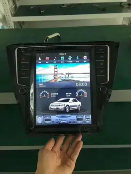 Tesla stil GPS Auto Navigatie Pentru Volkswagen MAGOTAN 2017 Ecran Vertical Radio Stereo Multimedia DVD Player Imagine 2
