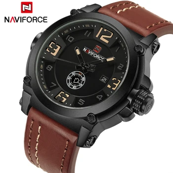 Top Brand de Lux NAVIFORCE Bărbați Ceasuri Sport rezistent la apa 30M Cuarț Încheietura Ceas 3D Dial Militari ai Armatei Ceas Relogio Masculino
