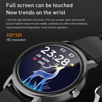 Touch Screen Smart Watch Monitor De Ritm Cardiac Ceasul Suna Mesajul De Sincronizare Bărbați Digital Smartwatches Imagine 2