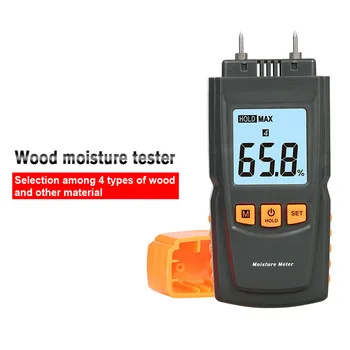 Umiditatea lemnului Tester, Bord de Ciment și Cărămidă Metru de Umiditate, Display Digital de Umiditate Contra, Utilizate În Inginerie Civilă Imagine 2