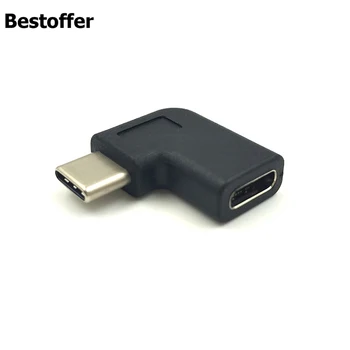 USB 3.1 de TIP C-C USB de sex Masculin la Feminin 90 de Grade de Extensie Adaptor, Convertoare
