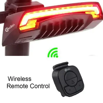 USB Reîncărcabilă LED Biciclete Coada Lumina， 3 Moduri, rezistent la apa, la 180 de grade pentru Ciclism de Siguranță Imagine 2